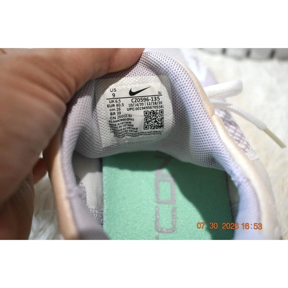 Nike Free Metcon 4 'White Green Glow' Training Shoe (CZ0596-135) Women's Size 9
